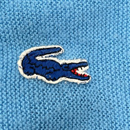 Lacoste ラコステ 70S 糸巻きタグ ブルー カーディガン トップス