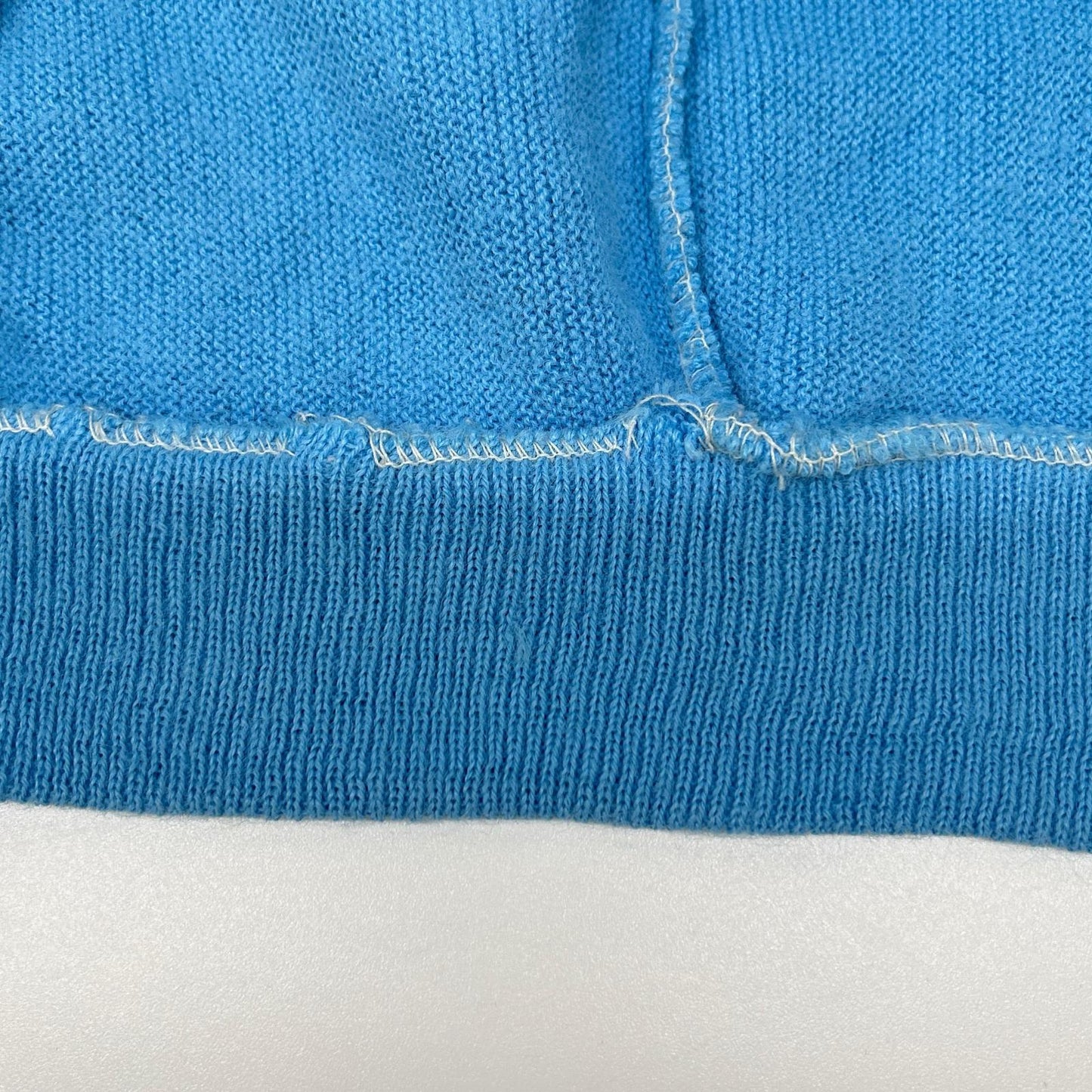 Lacoste ラコステ 70S 糸巻きタグ ブルー カーディガン トップス