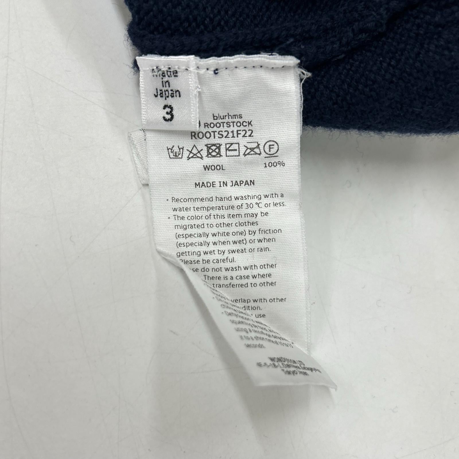 S21F22 海军蓝 高领毛衣 羊毛 上衣 3 男士