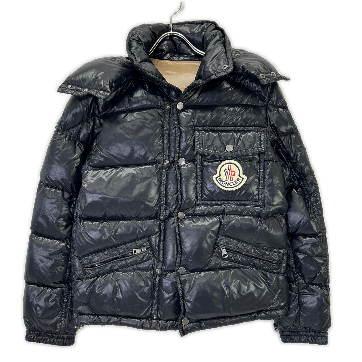 MONCLER モンクレール K2 ブラック フロントロゴ ダウンジャケット　 ジャケット