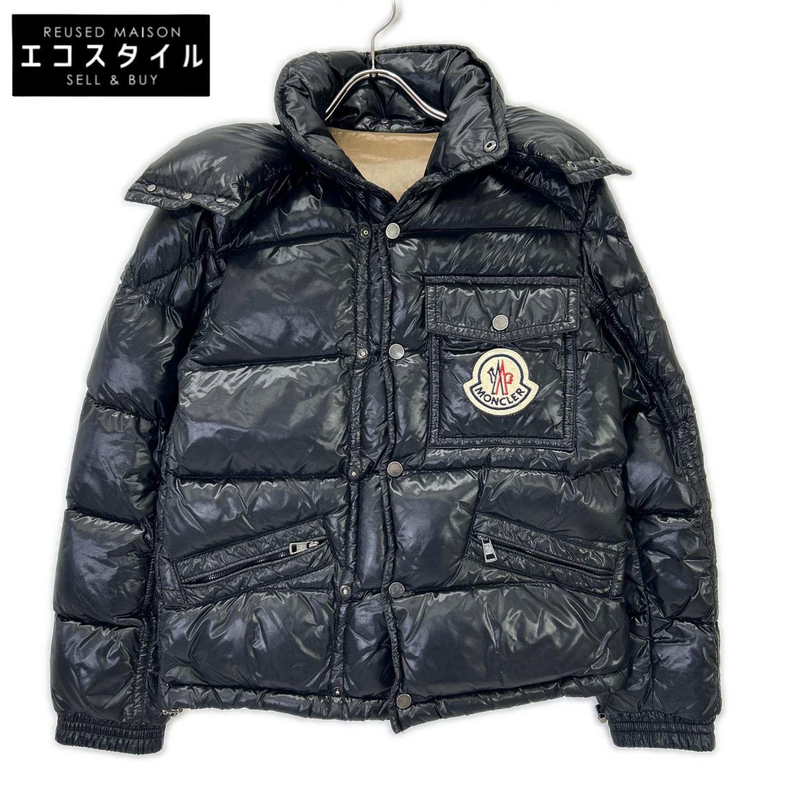 MONCLER モンクレール K2 ブラック フロントロゴ ダウンジャケット　 ジャケット