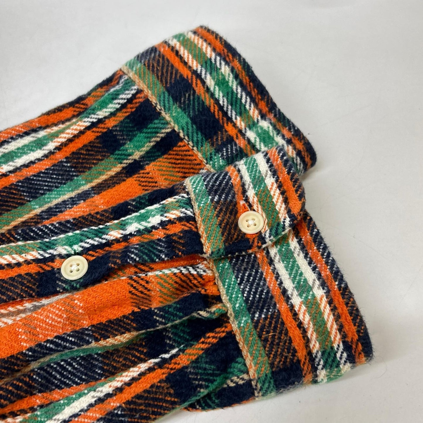 POLO RALPH LAUREN ポロ ラルフローレン オレンジ ヘビネルシャツ チェック 長袖 トップス