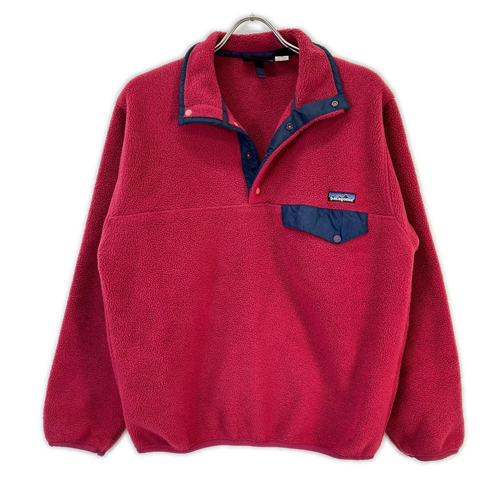 Patagonia パタゴニア 90S ジャマイカ製 レッド シンチラスナップT トップス