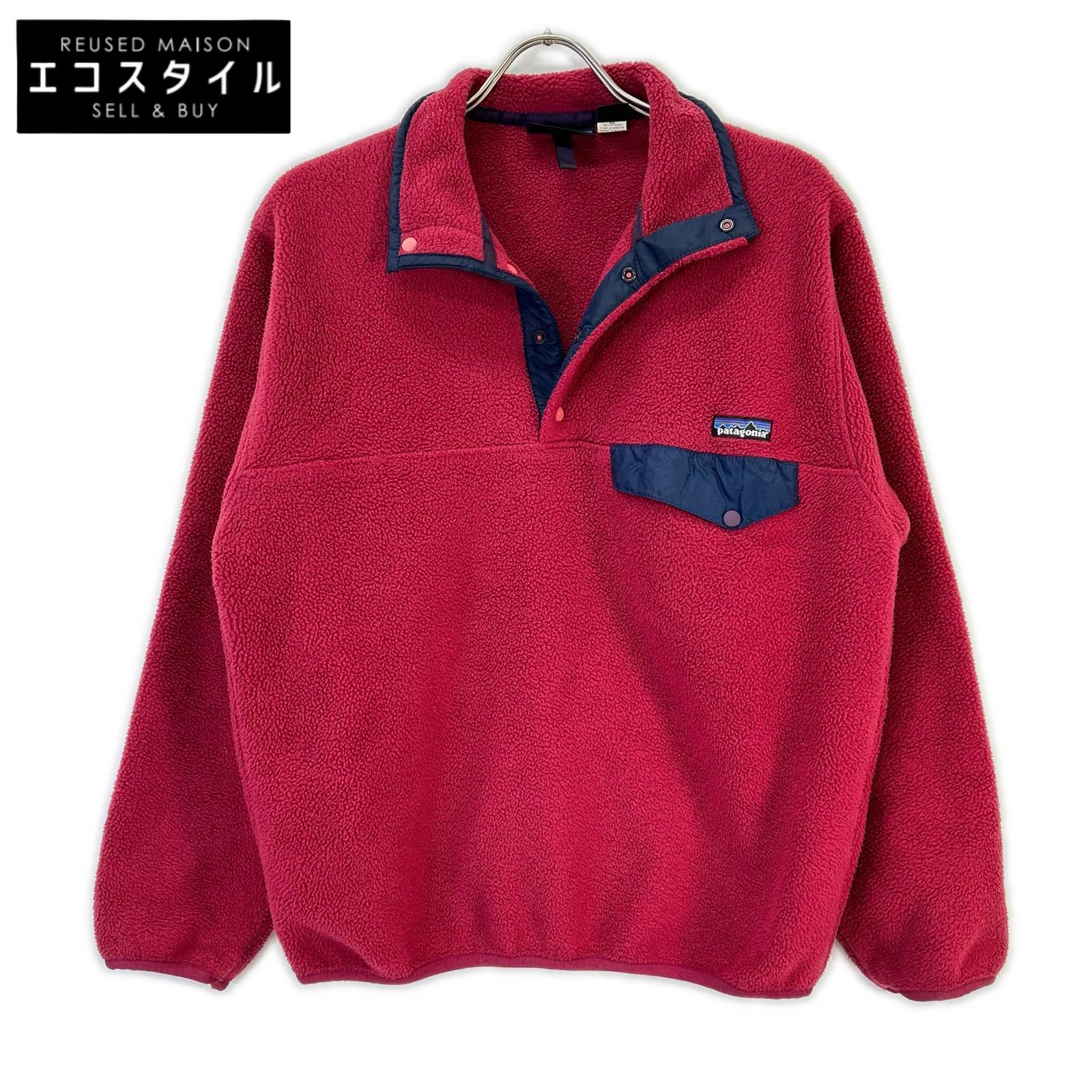 Patagonia パタゴニア 90S ジャマイカ製 レッド シンチラスナップT トップス