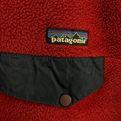 Patagonia パタゴニア 90S ジャマイカ製 レッド シンチラスナップT トップス