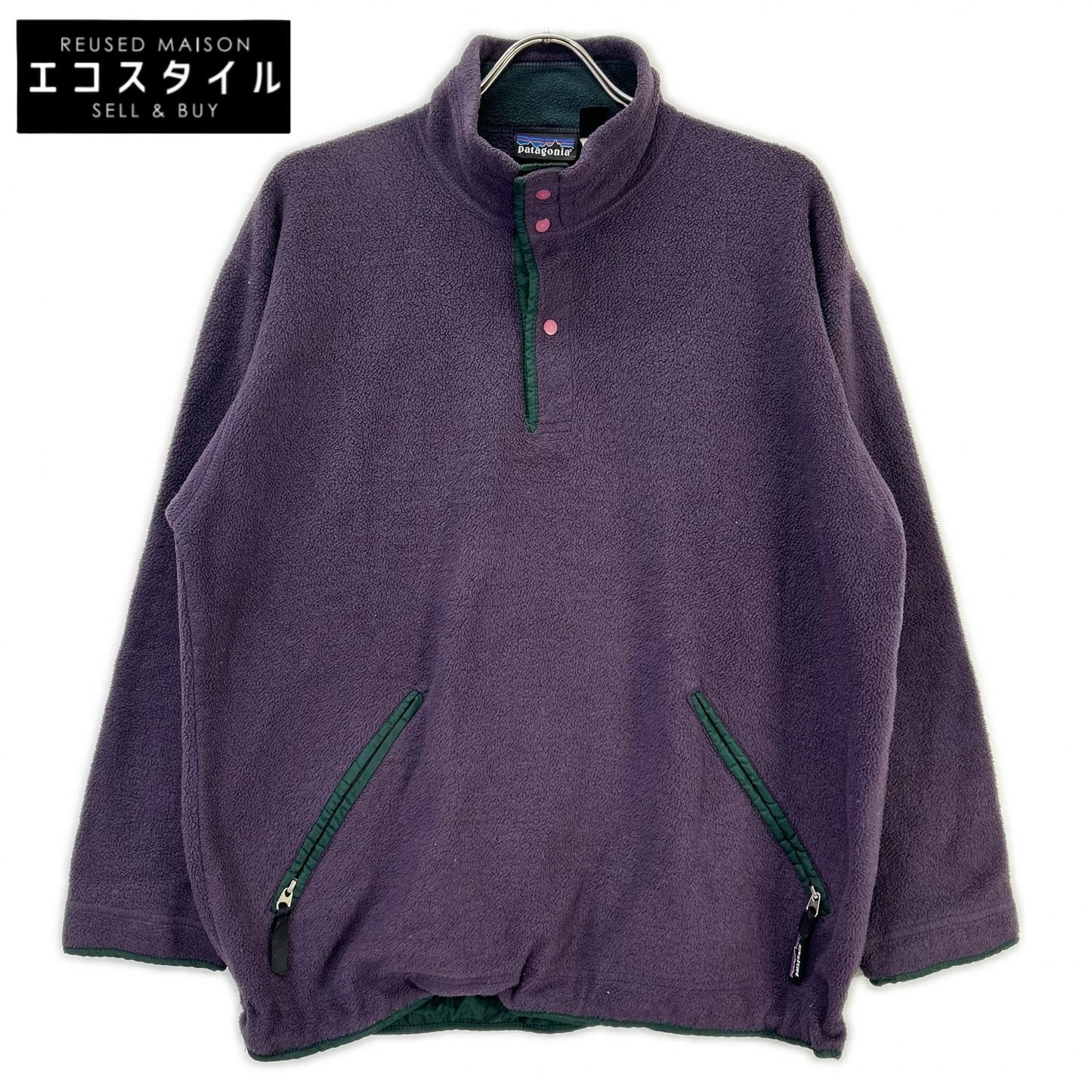 Patagonia パタゴニア 90S USA製 パープル ウーリーT トップス