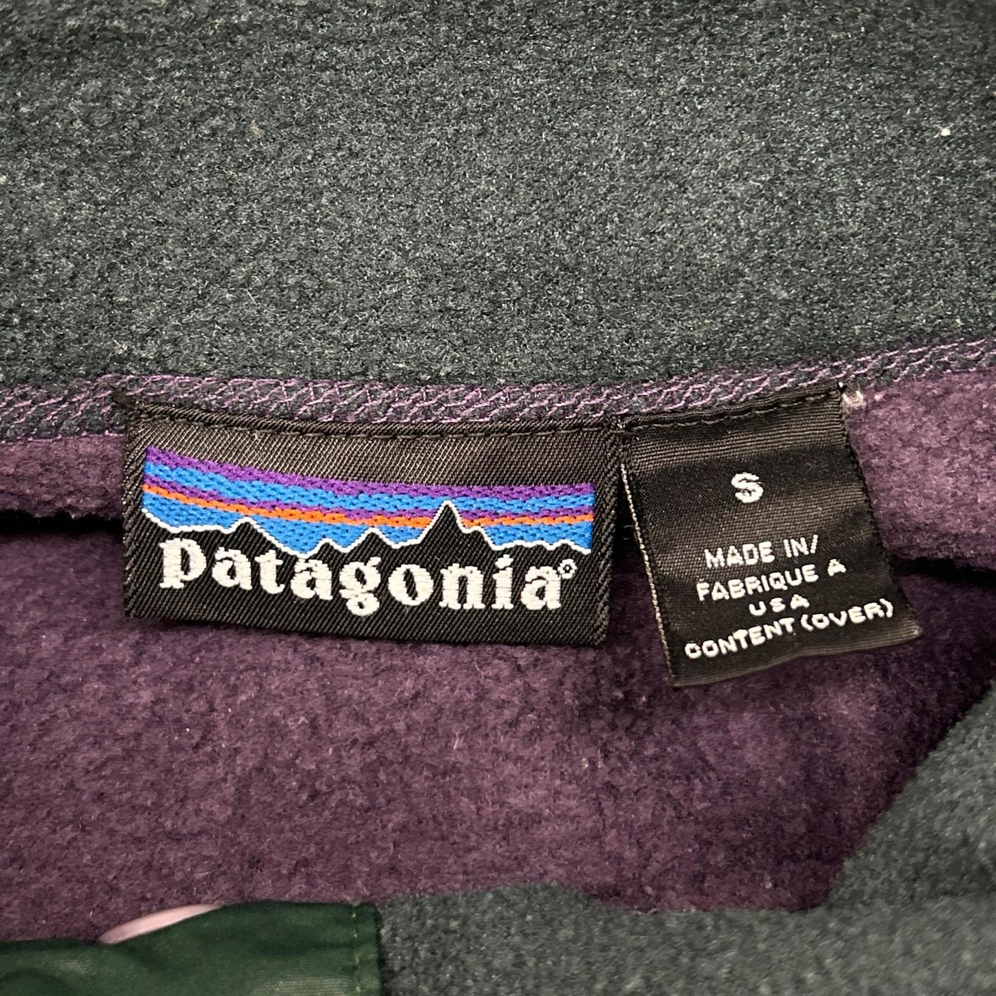 Patagonia パタゴニア 90S USA製 パープル ウーリーT トップス
