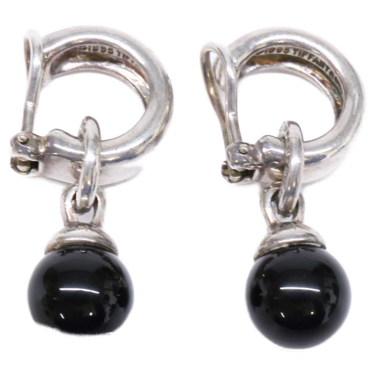 TIFFANY&Co. Tiffany 925 Onyx Earrings
