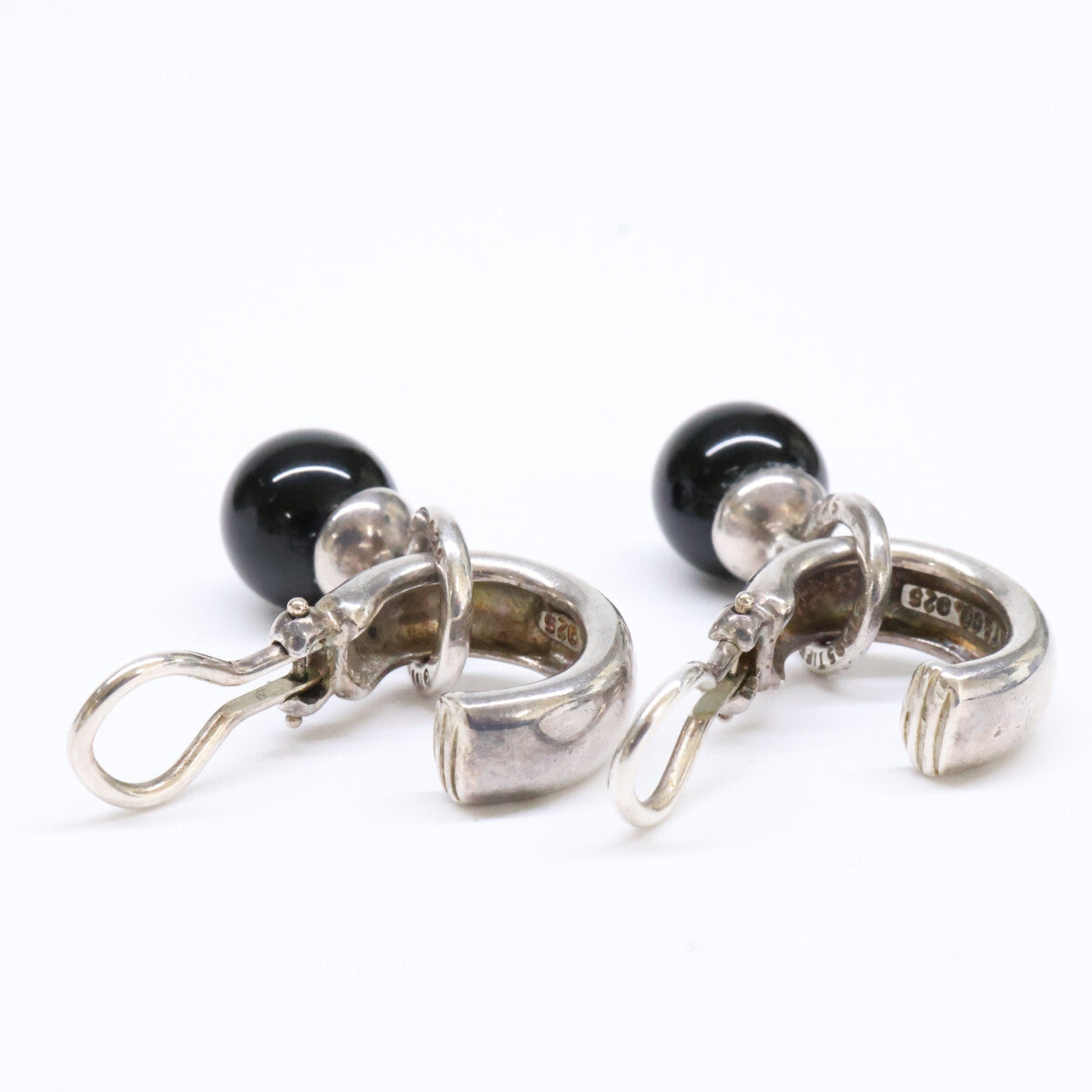 TIFFANY&Co. Tiffany 925 Onyx Earrings
