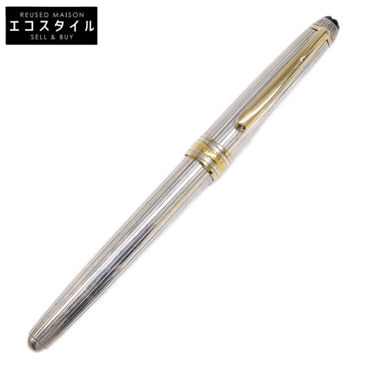 MONTBLANC モンブラン ソリテール マイスターシュテュック 万年筆 シルバー925 ペン先18K 文房具