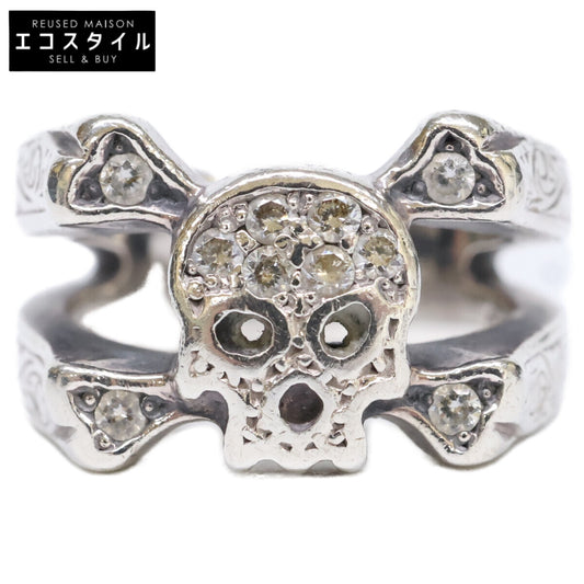 Loree Rodkin 925 Skull Zirconia Ring