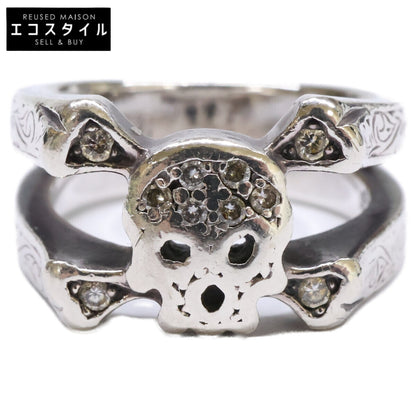 Loree Rodkin 925 Skull Cubic Zirconia Ring