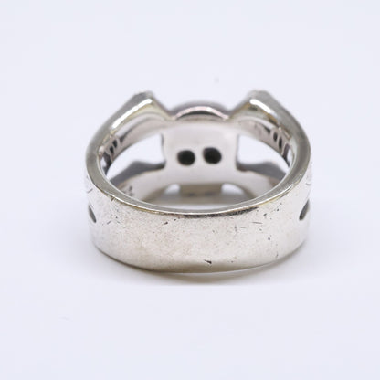 Loree Rodkin 925 Skull Cubic Zirconia Ring