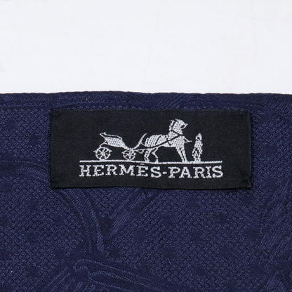 HERMES エルメス マキシツイリー ラムスキン レザー切替 スカーフ