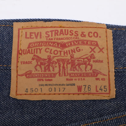 LEVI'S リーバイス 新品同様 デッドストック 501 66後期 デニムパンツ　販促用　オブジェ ボトムス