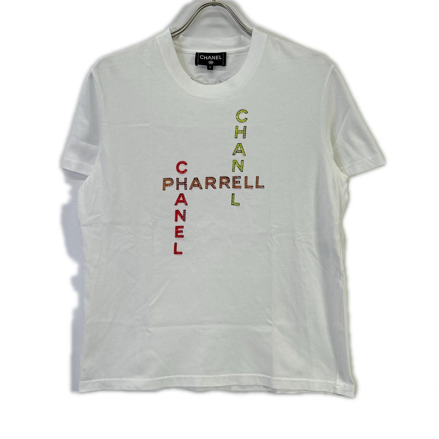 CHANEL シャネル ファレル ウィリアムス Pharrell Williams ビーズロゴ P61052 Tシャツ トップス