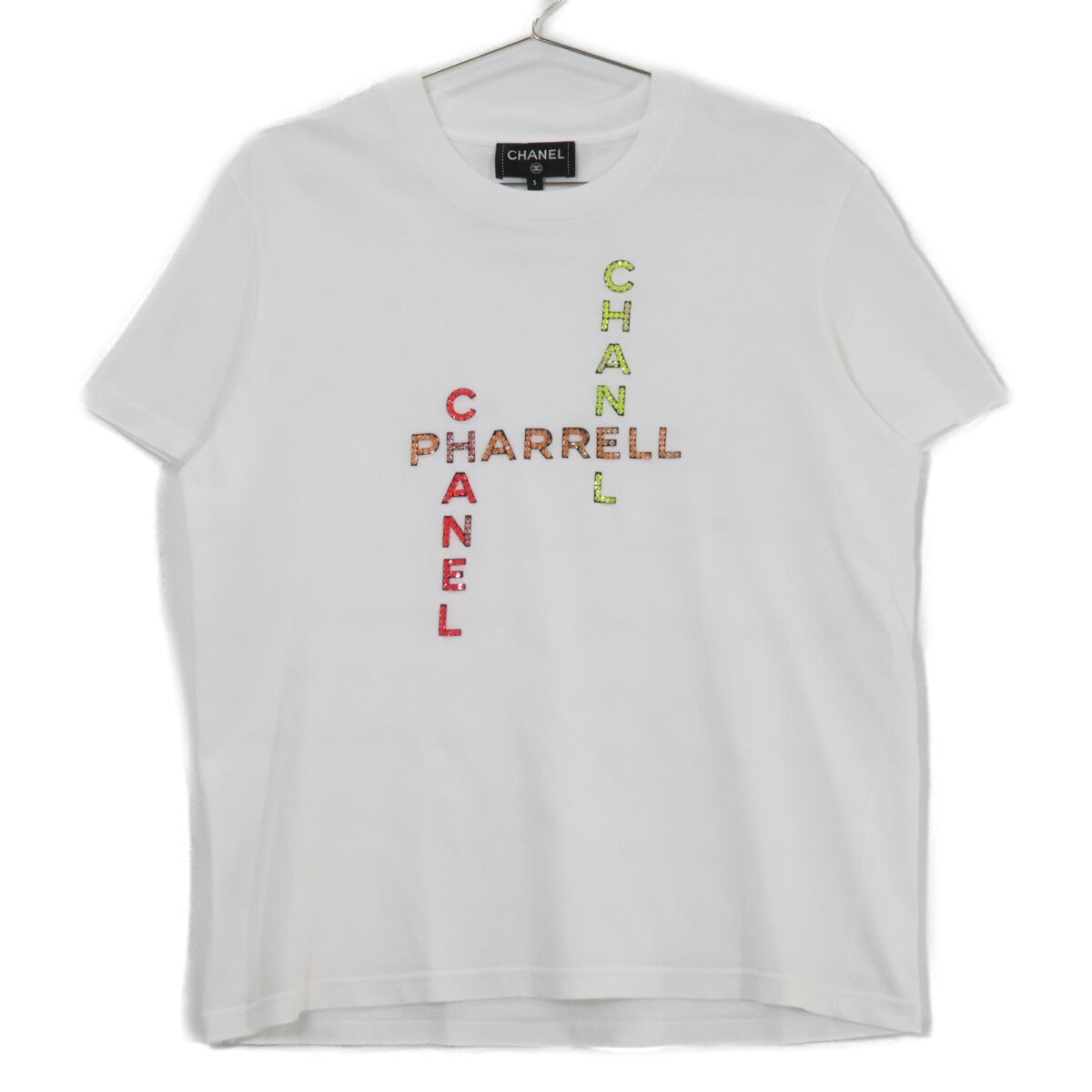 CHANEL シャネル ファレル ウィリアムス Pharrell Williams ビーズロゴ P61052 Tシャツ トップス