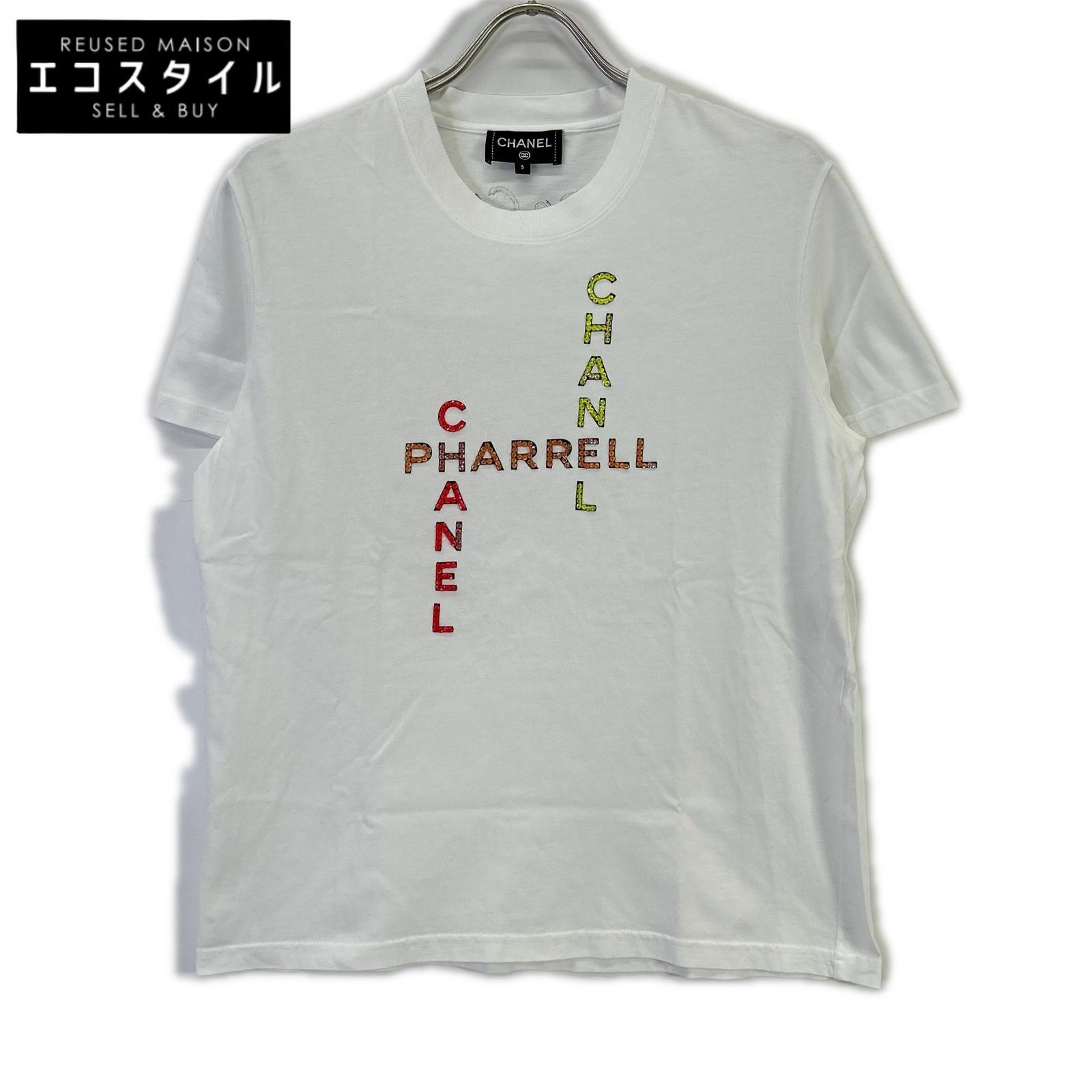 CHANEL シャネル ファレル ウィリアムス Pharrell Williams ビーズロゴ P61052 Tシャツ トップス