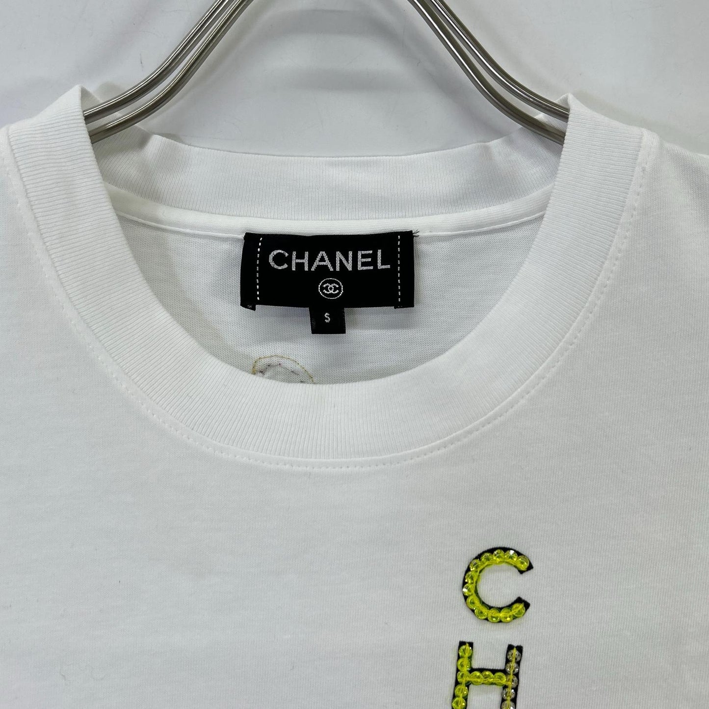 CHANEL シャネル ファレル ウィリアムス Pharrell Williams ビーズロゴ P61052 Tシャツ トップス