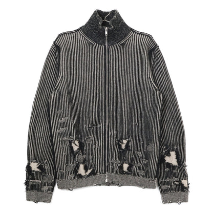 MM6 エムエムシックス 24年 SH2AM0016 MM Gauge 7 Zip Up Cardigan ジャケット
