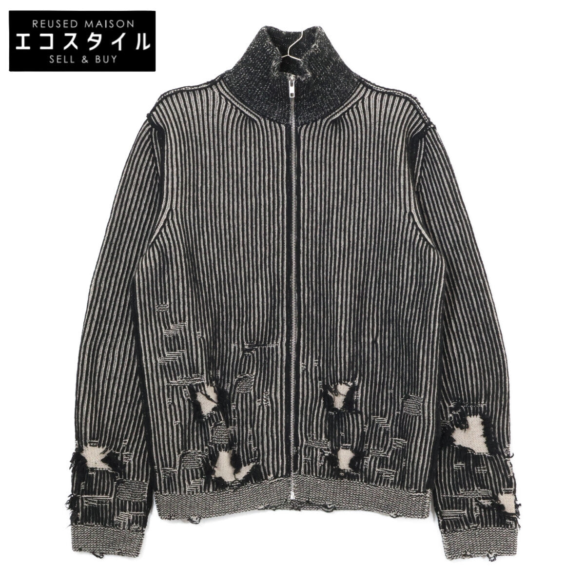 MM6 エムエムシックス 24年 SH2AM0016 MM Gauge 7 Zip Up Cardigan ジャケット