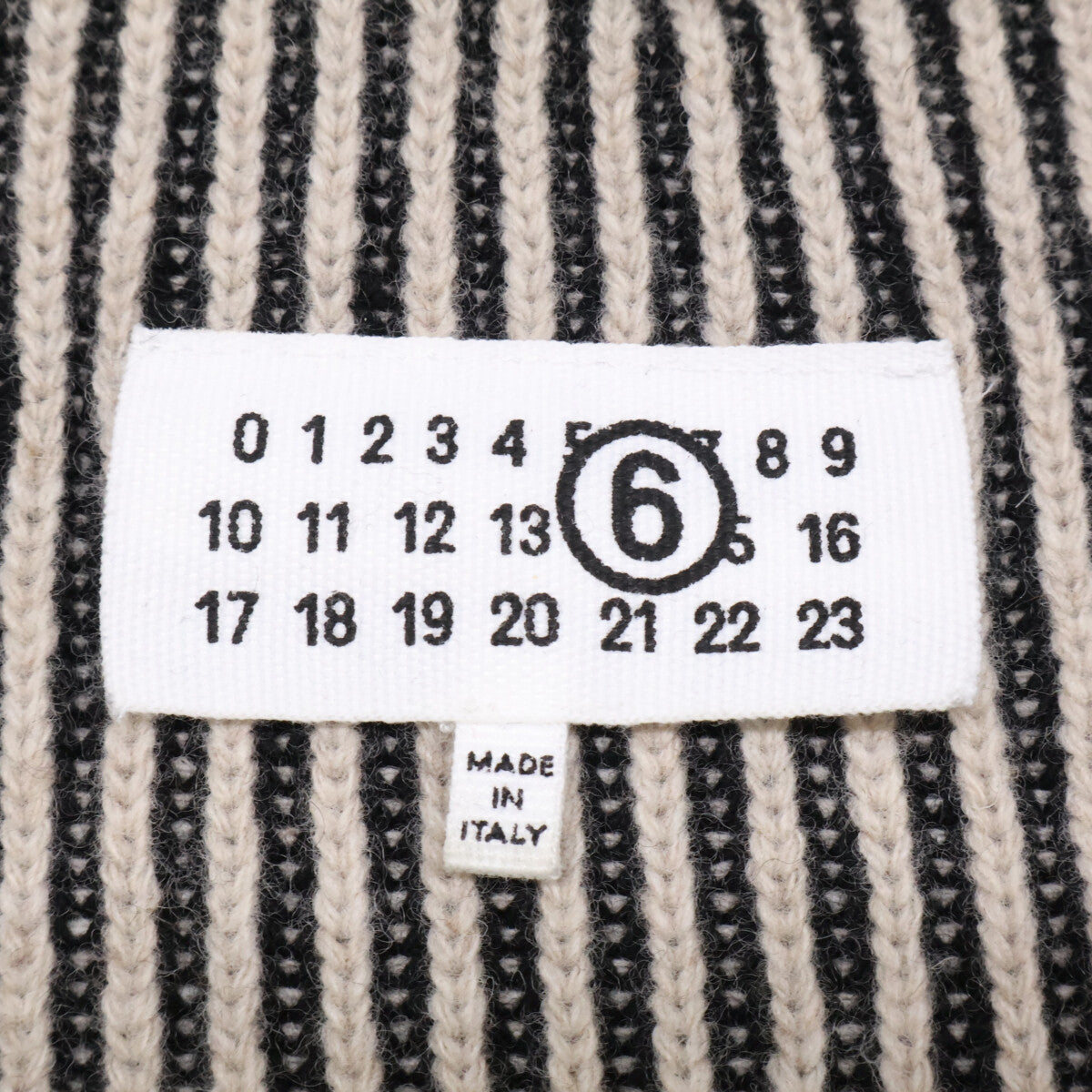 MM6 エムエムシックス 24年 SH2AM0016 MM Gauge 7 Zip Up Cardigan ジャケット