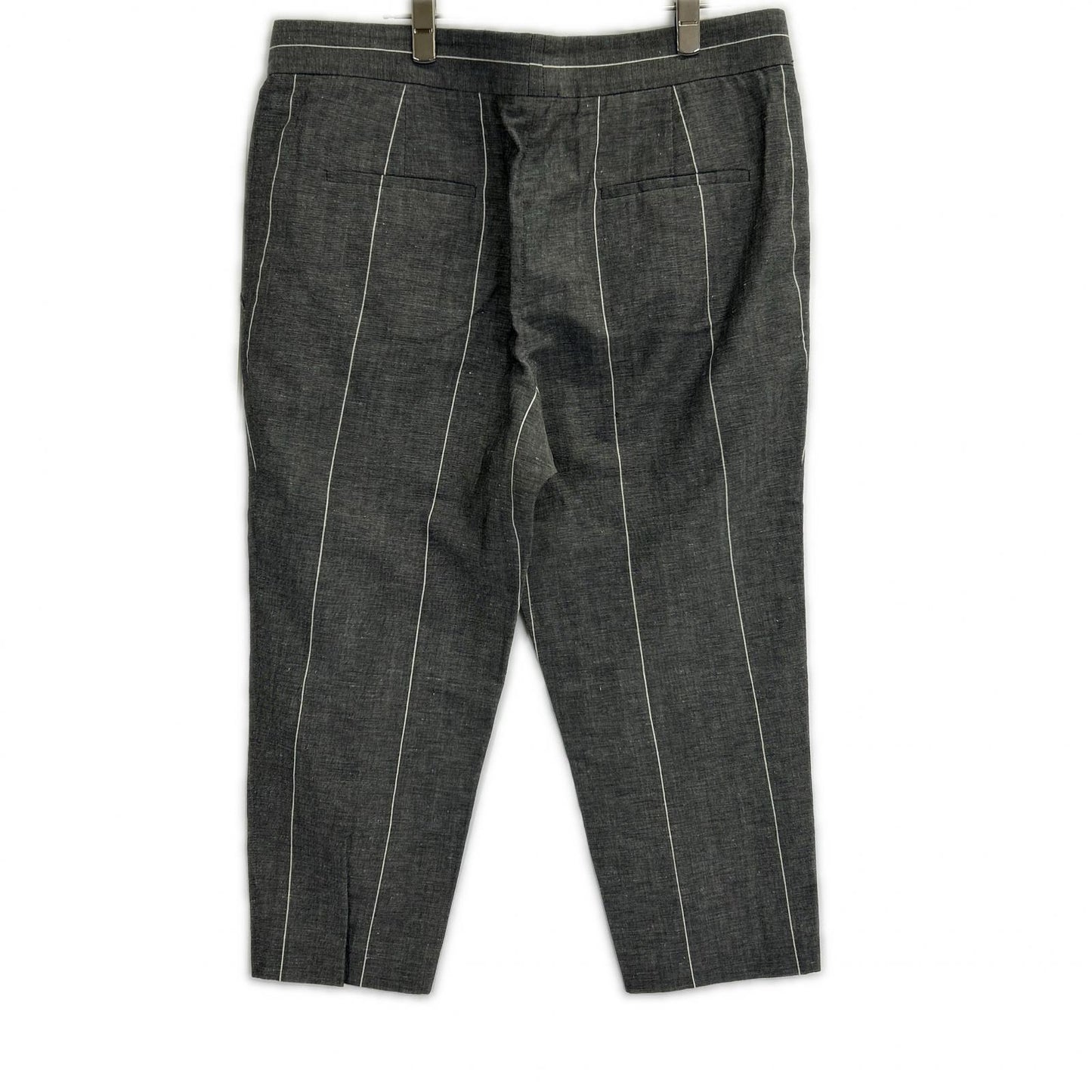 BRUNELLO CUCINELLI ブルネロクチネリ グレー リネン 8分丈パンツ ボトムス