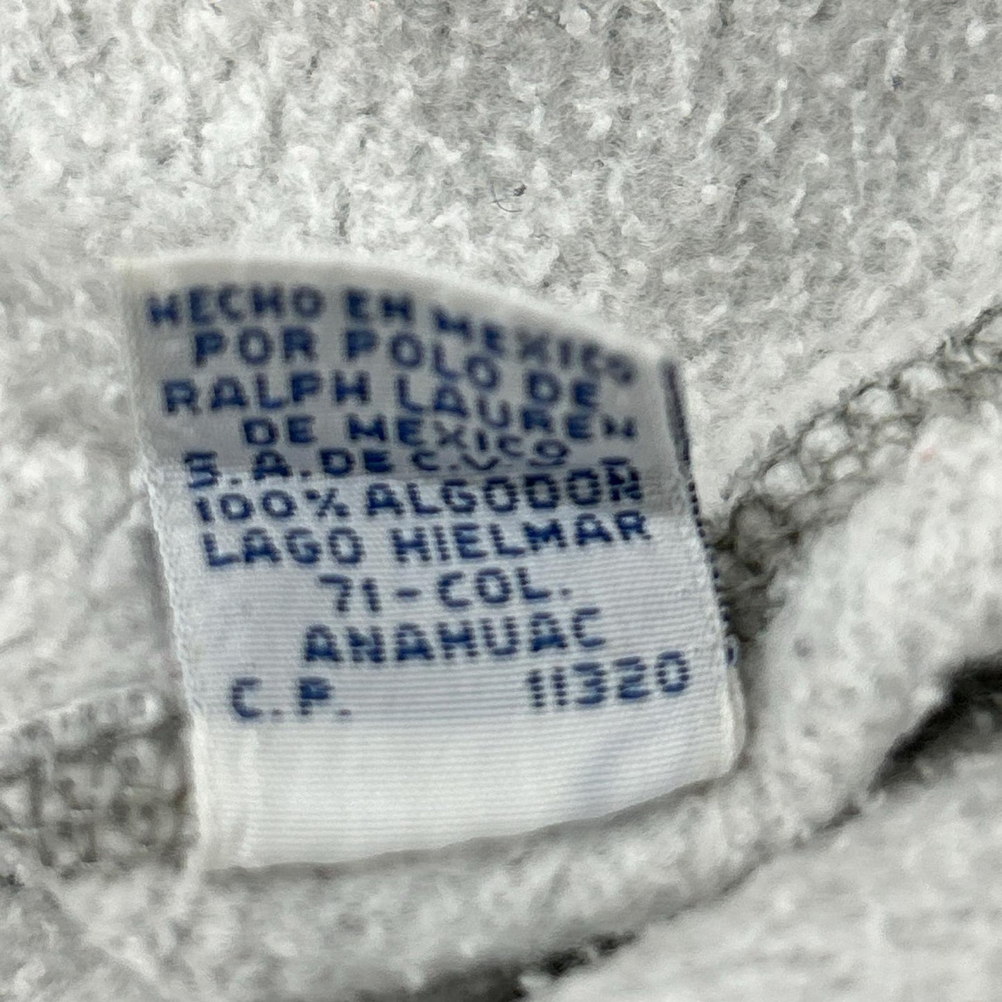 POLObyRalphLauren ポロラルフローレン 90s　K-SWISS　グレー ロゴ パーカー トップス