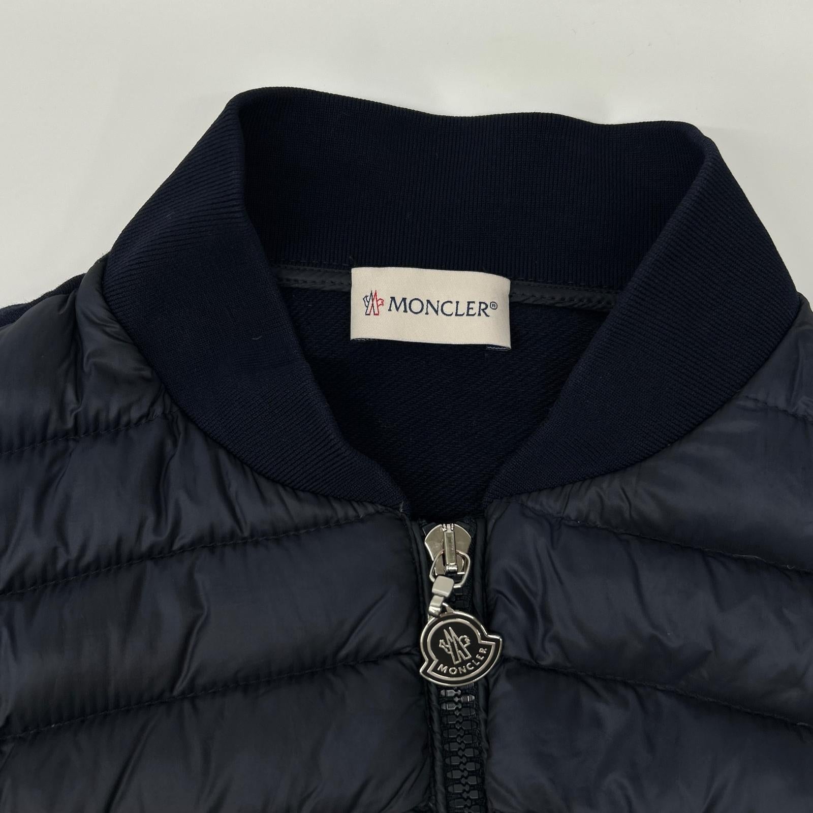 MONCLER モンクレール MAGLIA CARDIGAN ネイビー 切替ジャケット ジャケット