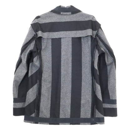 Vivienne Westwood MAN ヴィヴィアンウエストウッドマン VW-LP-78243 ブラック/グレー変形 3つボタンセットアップ スーツ セットアップ