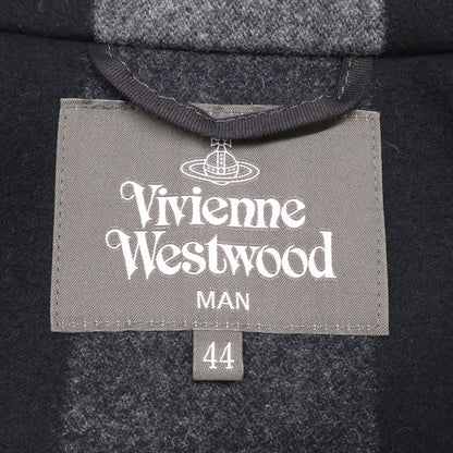 Vivienne Westwood MAN ヴィヴィアンウエストウッドマン VW-LP-78243 ブラック/グレー変形 3つボタンセットアップ スーツ セットアップ