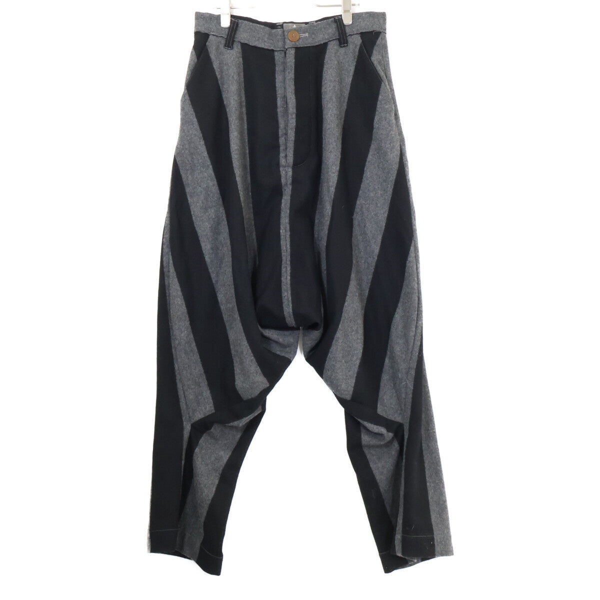Vivienne Westwood MAN ヴィヴィアンウエストウッドマン VW-LP-78243 ブラック/グレー変形 3つボタンセットアップ スーツ セットアップ