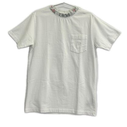 Dior HOMME ディオールオム 383J644A0554 ネックデザイン刺繍ロゴ 胸ポケットTシャツ トップス