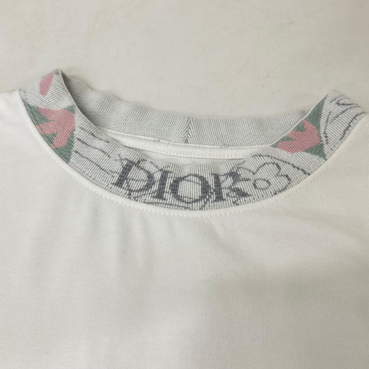 Dior HOMME ディオールオム 383J644A0554 ネックデザイン刺繍ロゴ 胸ポケットTシャツ トップス