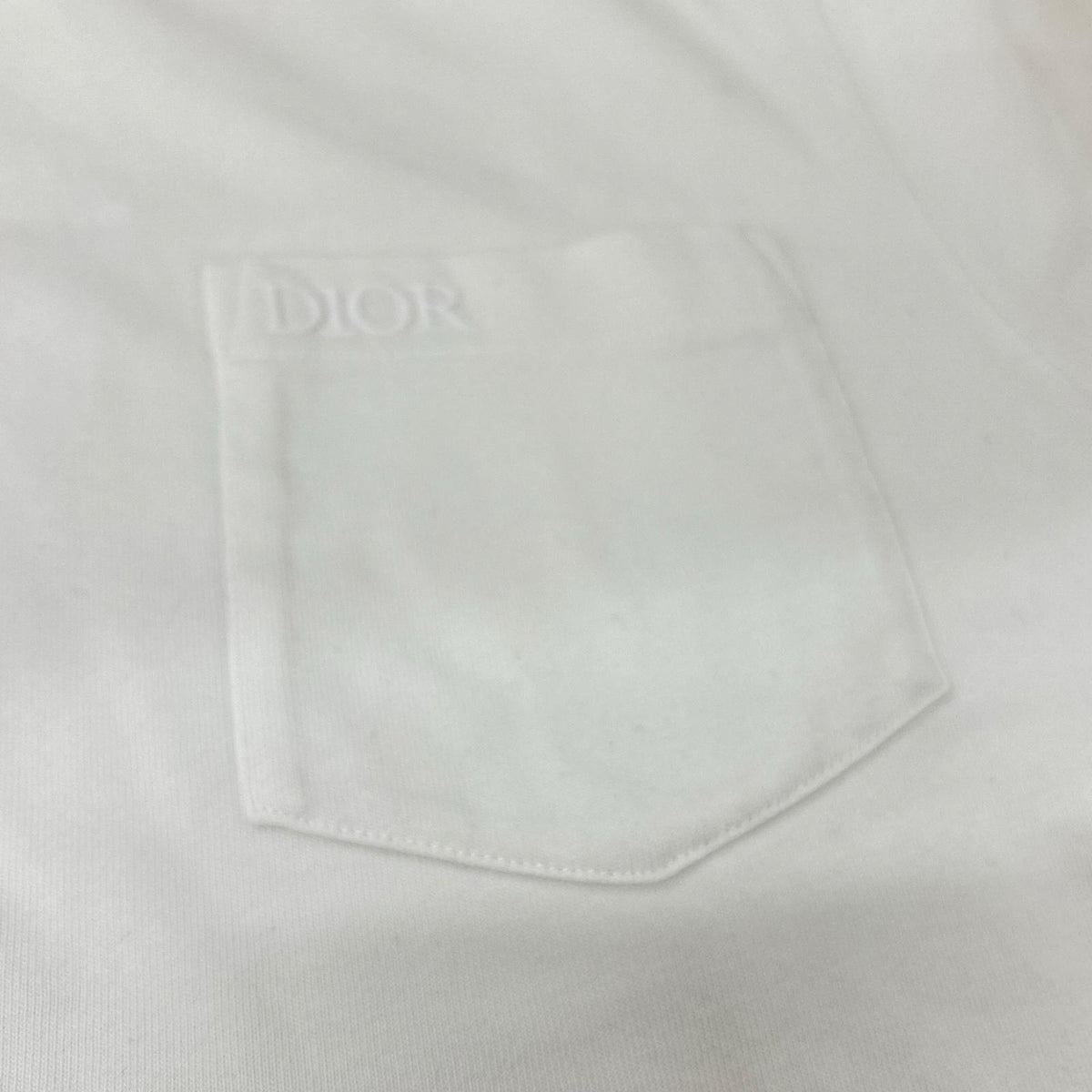 Dior HOMME ディオールオム 383J644A0554 ネックデザイン刺繍ロゴ 胸ポケットTシャツ トップス