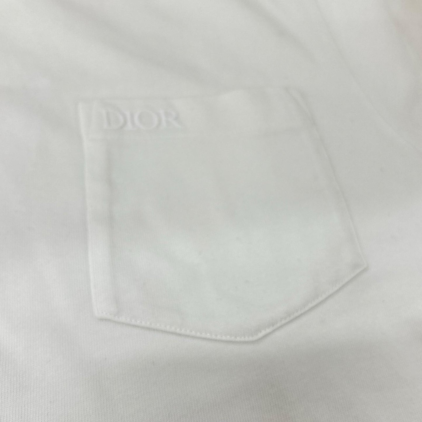 Dior HOMME ディオールオム 383J644A0554 ネックデザイン刺繍ロゴ 胸ポケットTシャツ トップス