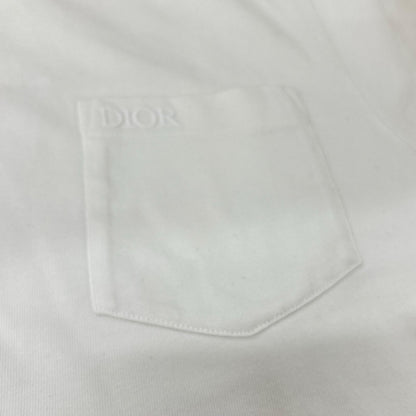 Dior HOMME ディオールオム 383J644A0554 ネックデザイン刺繍ロゴ 胸ポケットTシャツ トップス