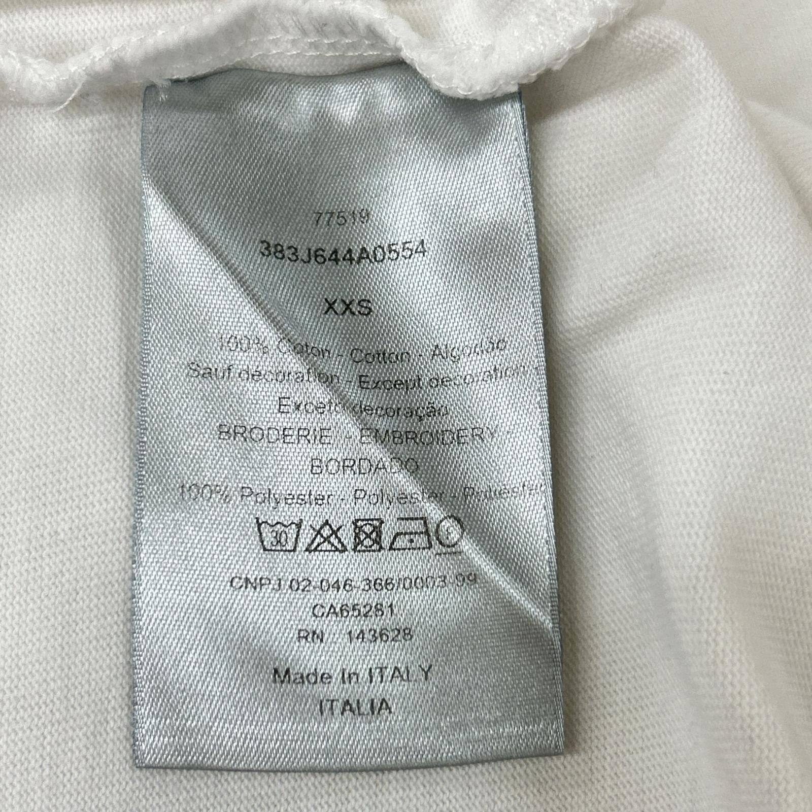 Dior HOMME ディオールオム 383J644A0554 ネックデザイン刺繍ロゴ 胸ポケットTシャツ トップス