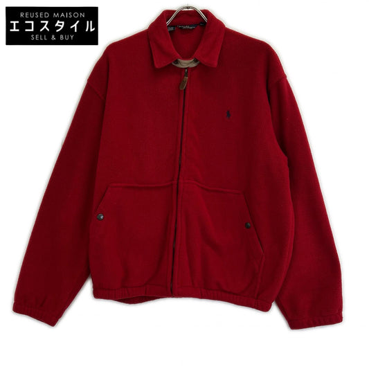 POLO RALPH LAUREN ポロ ラルフローレン 90S レッド フリース スイングトップ トップス