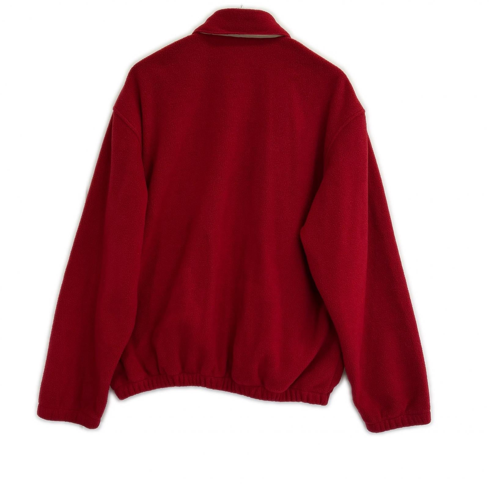 POLO RALPH LAUREN ポロ ラルフローレン 90S レッド フリース スイングトップ トップス
