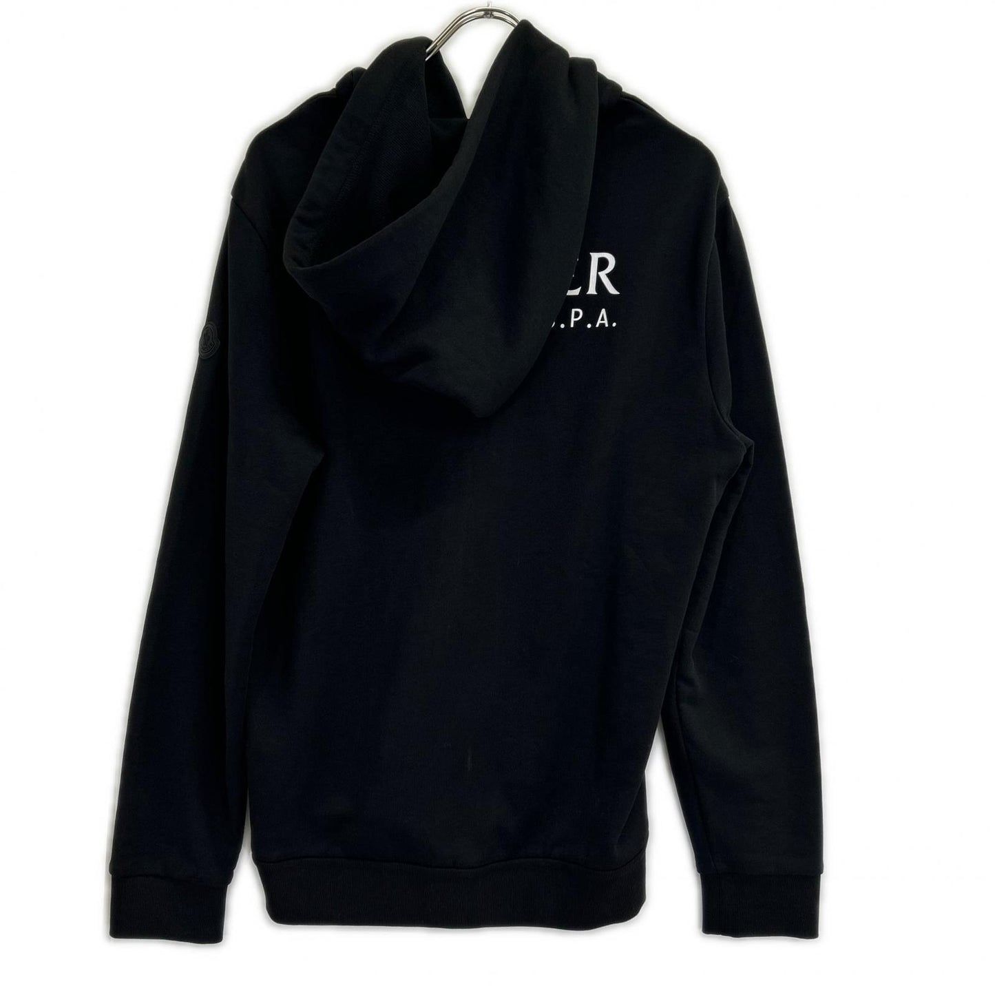 MONCLER モンクレール 23年 MAGLIA APERTA CONブラック ジップアップ パーカー トップス