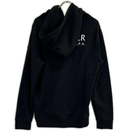 MONCLER モンクレール 23年 MAGLIA APERTA CONブラック ジップアップ パーカー トップス