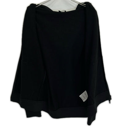 MONCLER モンクレール 23年 MAGLIA APERTA CONブラック ジップアップ パーカー トップス