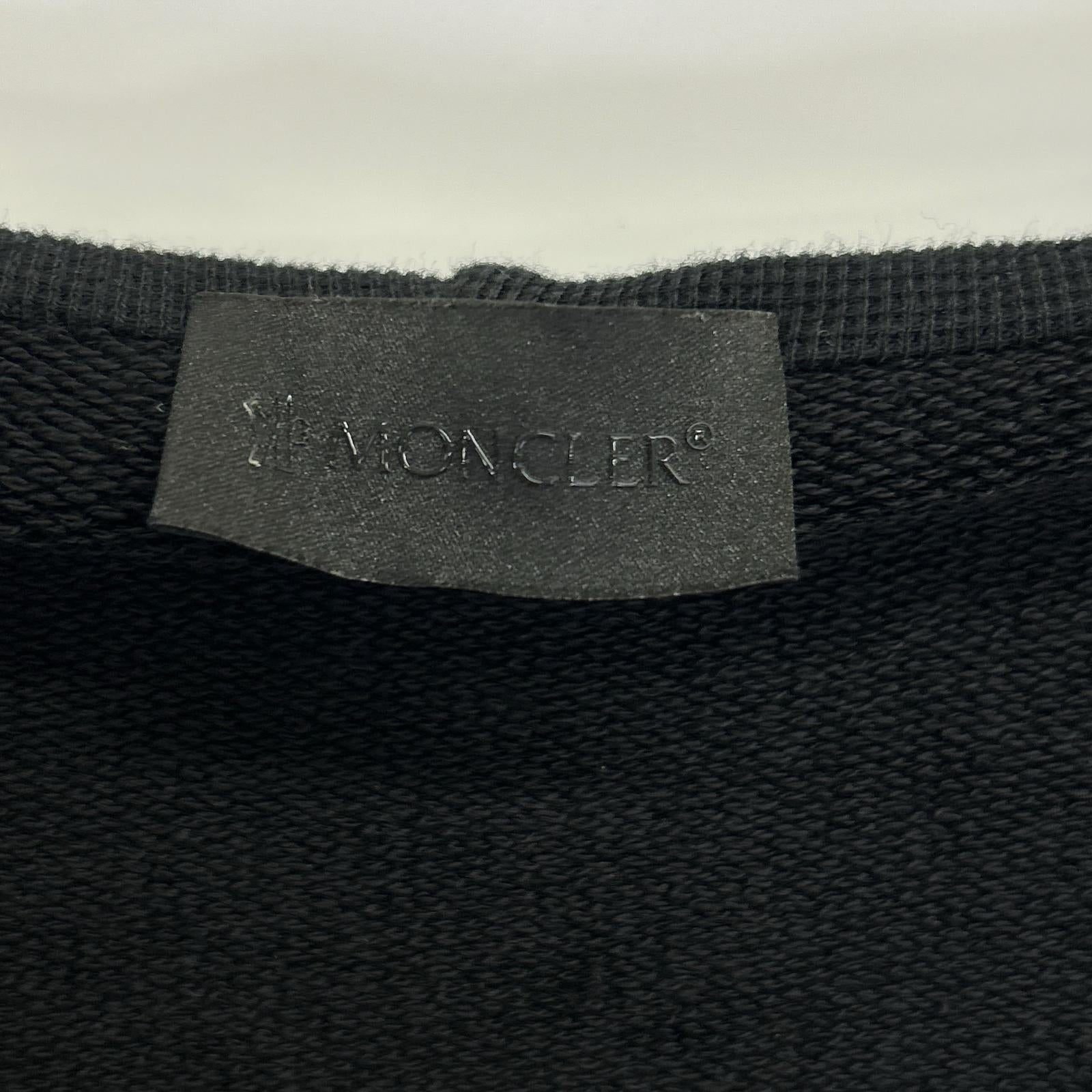 MONCLER モンクレール 23年 MAGLIA APERTA CONブラック ジップアップ パーカー トップス