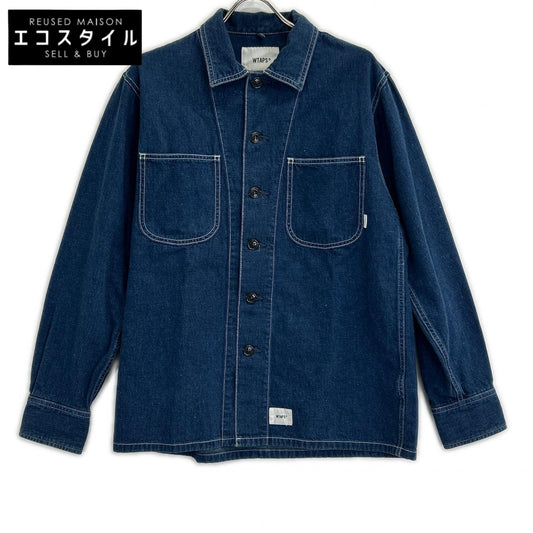 WTAPS ダブルタップス 20SS MINE LS/SHIRT.COTTON.DENIM 201BRDT-SHM03 マイン ロングスリーブ シャツ トップス