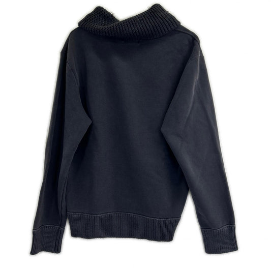 RRL ダブルアールエル ネイビー スウェット ショールカラー トップス