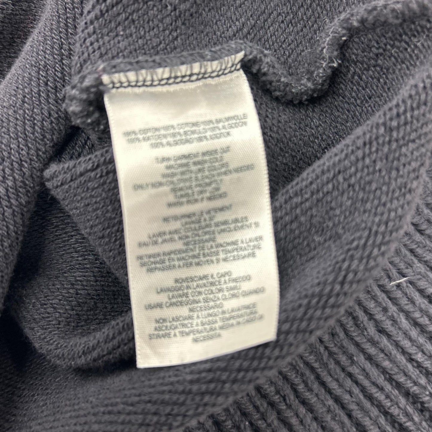RRL ダブルアールエル ネイビー スウェット ショールカラー トップス