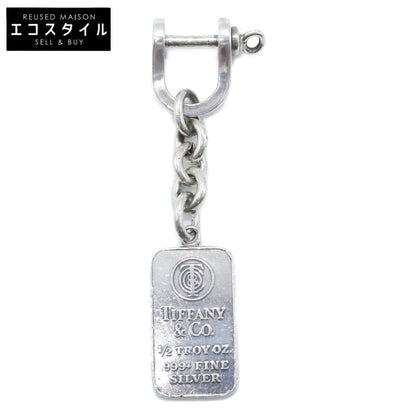 TIFFANY&Co. ティファニー インゴット&シャックル キーリング sv999 キーホルダー