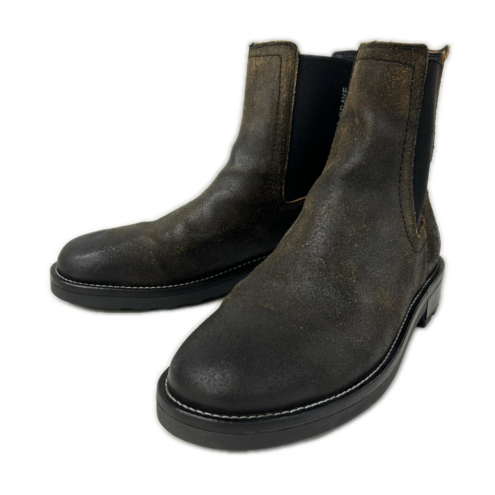 DIESEL ディーゼル ブラウン D-Throuper CB Y02022 PS994 サイドゴアブーツ シューズ