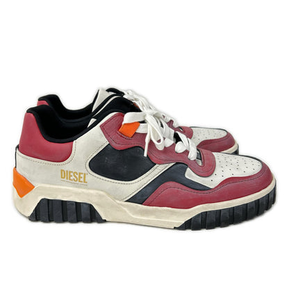 DIESEL ディーゼル レット×ブラック×ホワイト S-RUA LOW SK スニーカー シューズ